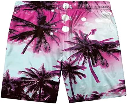 מכנסיים קצרים של סקיגול לגברים מכנסי חוף קיץ הוואי 2023 גזעי שחייה יבש מהיר מזדמן משרטט מכנסי טרנינג מדפיס אופנה