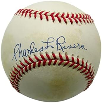 צ'רלי ריברה חתם על ליגת הכושי של אול בייסבול ניו יורק קובנים PSA/DNA 177353 - כדורי בייסבול עם חתימה