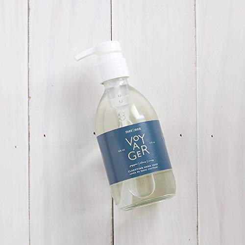 סבון ידיים נוזלי מרסי בבקבוק זכוכית עם משאבה-וויאג ' ר, 9 אונקיות