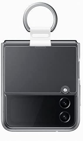 Samsung Galaxy Z Flip4 כיסוי ברורה רשמי עם טבעת שקופה