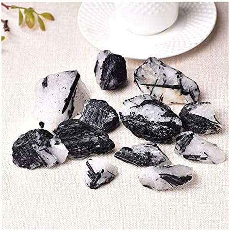 Binnanfang AC216 1pc שחור טבעי שחור טורמלין קריסטל אבן טבעית קוורץ גבישים גולמיים דגימה מינרלית דגימה אנרגיה ריפוי אבן בית עיצוב גבישים