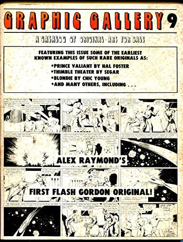 קטלוג גלריה גרפית 9 1976-אמנות קומיקס מקורית-סגר-פרזטה-רייטסון-ג ' י