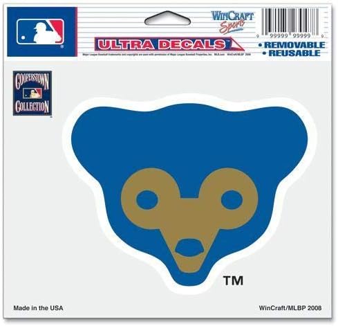 MLB Chicago Cubs 56531081 מדבקות צבעוניות רב-שימושיות, 5 x 6