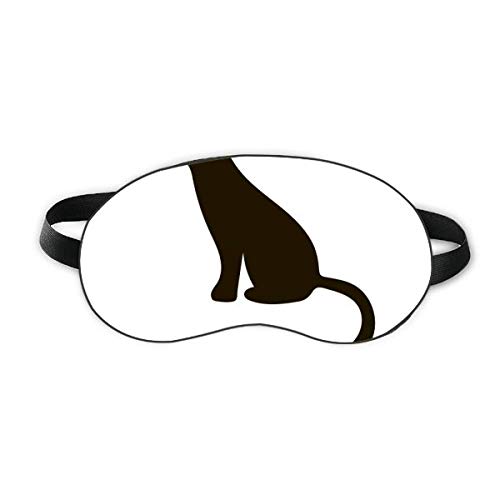 חתול שחור חמוד חמוד חמוד תיאור מגן עיניים שינה עטיפת גוון עיוורון לילה רך