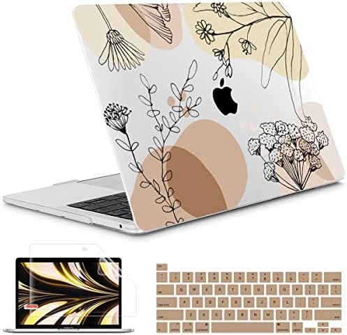 Tuiklol תואם 2022 MacBook Pro 13 אינץ 'M2 קליפ, 2021 2020 שחרור M1 A2338 A2289 A2251, מארז מעטפת קשה עבור MacBook Pro 13 עם סרגל מגע מתאים