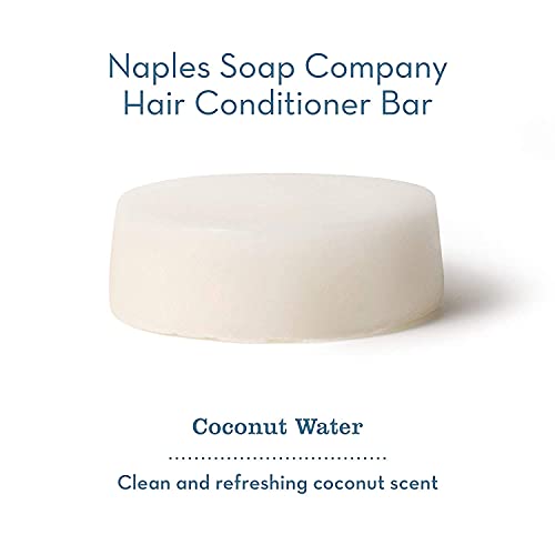 חברת סבון נאפולי מרכך מוצק בר-ללא פרבנים, פתלטים-טיפוח שיער בעבודת יד, ידידותית לסביבה, לחות לשיער רך ותוסס, בטוח ויעיל לכל סוגי השיער,