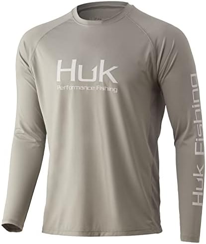 המרדף של Huk Mens Pursed שרוול ארוך 30 חולצת דיג Upf