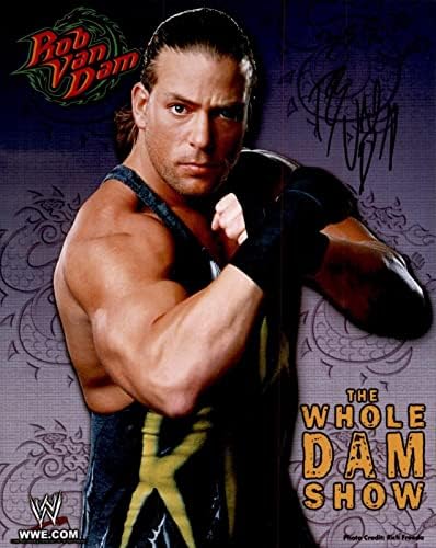 רוב ואן סאם חתום על WWE רשמי כל הסכר מציג 8x10 צילום RVD TNA ECW - תמונות היאבקות עם חתימה