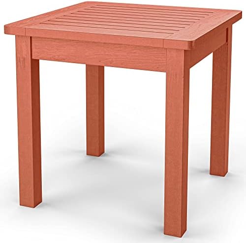שולחן צד חיצוני של יפו, ​​שולחן צדדי אדירונדק מפלסטיק, 18 אינץ