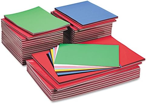 נייר בנייה של Pacon Tru-ray, משקל טקסט של 76 קילוגרם, מגוון, מגוון, 100 גיליונות/חבילה, 20 חבילות/קרטון
