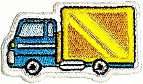 קליינפלוס 3 יחידות. חמוד רכב משאית רקום תיקון בד מדבקת קפוא משאית קריקטורה ברזל על לתפור על מזכרות מתנה תיקוני לוגו להלביש ג ' ינס מעילי