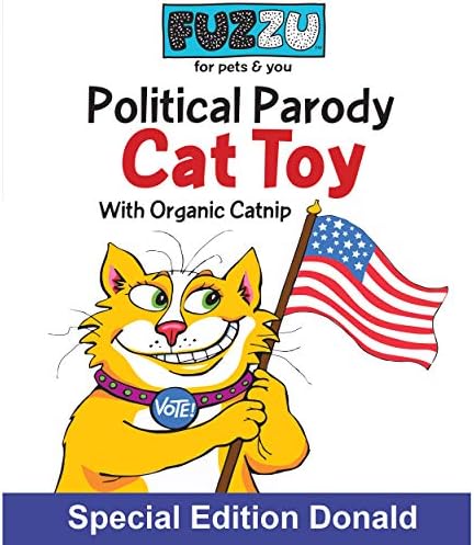 פרודיה פוליטית של פוזו צעצועים לחתולים אינטראקטיביים לחתולים מקורה צעצוע קטניפ