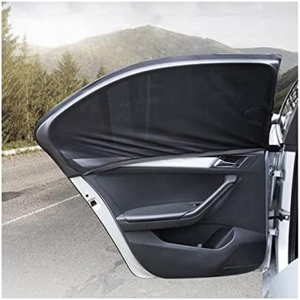 חלון רכב של Blilo צל שמש, 4 יח 'שמשות שמשות לצד אוטומטי חלונות קדמיים ואחוריים, כיסוי רשת נושם לקרני UV השמש הגנה על פרטיות השמש, הגנה