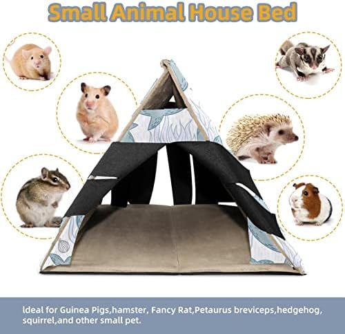 Ratgdn Small Pet Hideout Dolphin Hamster House House House Playhouse