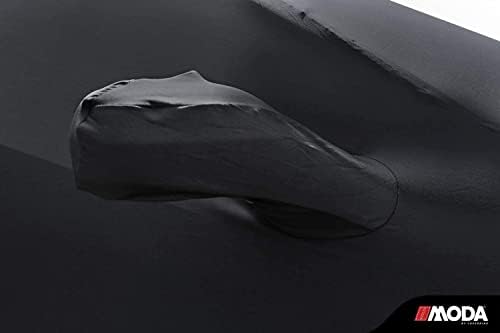 מודה מתיחה כיסוי מכונית מקורה שחור עבור C7 קורבט עם לוגו C7, כולל שקית אחסון ...