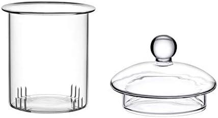 Cnglass החלפת תה זכוכית תה עם מכסה עבור 20.3oz קומקום, בורוסיליקט-זכוכית-אודור וכתם ללא