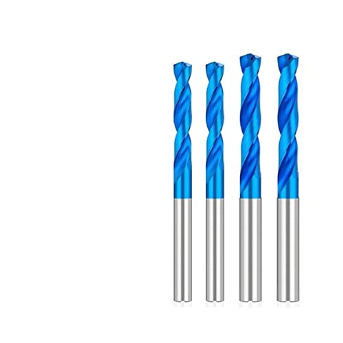 קידוח סיביות 3D קרביד ביטים 3-12 ממ מקדח קירור סירלתי טוויסט קידוח קידוח ציפוי כחול מקדח חור למתכת 1 pcs