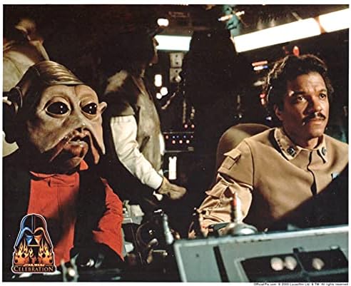 מורשה רשמית מלחמת הכוכבים שובו של הג ' די 8איקס 10 תמונה מבריקה של לנדו קלריסיאן & מגבר; נין נונב הישג בילי די וויליאמס. תמונה רשמית מוסמכת