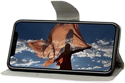 13 פרו עור מקרה, אייפון 13 פרו ארנק מקרה מגנטי סגירת כרטיס חריצים עמיד הלם להעיף טלפון מקרה עמיד הלם כיסוי כיסוי לאייפון 13 פרו 6.1. דייזי