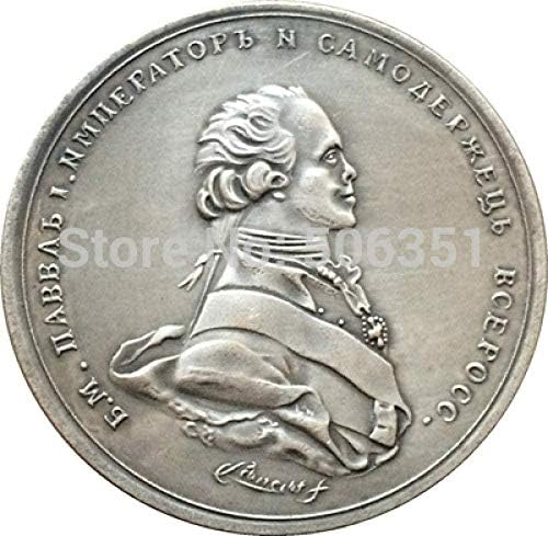 מטבע אתגר מטבעות רוסיים 1 עותק רובל 44 ממ לקולקציית מטבע עיצוב משרדים בחדר הבית