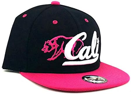 1954 מנהיג ניו רפובליקה קליפורניה קאלי נוער ילדים עידן ורוד שחור סנאפבק כובע 19in עד 21in גודל ראש