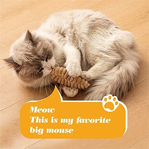 צעצועי קטיפה של ג'ייסון חתול קטיפה לחתך צעצועים אינטראקטיביים עכברים חתולים וצעצועים לבעלי חיים לחתולים וחתולים מקורה, ירוק דשא