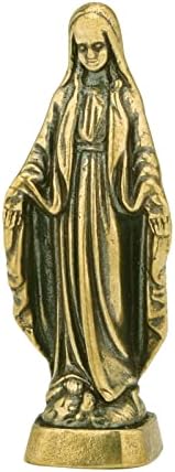פסל הדמות של Clinmday, פסלון הבתולה מרי, גבירתנו מפסל פטימה פסל פסל של קפה ברונזה ביתי או קפלה