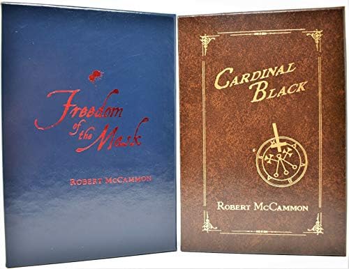 חופש המסכה והקרדינל שחור חתום ומוספר מהדורה מוגבלת ספר תואם חתימה רוברט מקמון