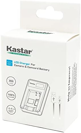 Kastar BP-DC15 LED2 מטען סוללות USB תואם לסוללת Leica BP-DC15, מטען Leica BC-DC15, Leica D-Lux Type 109, Leica D-Lux 7, Leica C-Lux מצלמות
