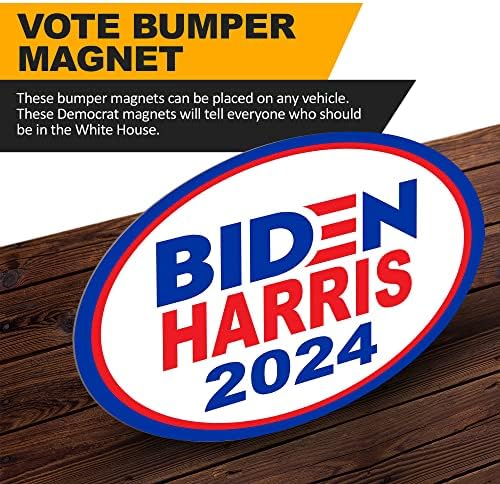 Biden Harris 2024 מדבקות פגוש פוליטיות מגנטיות למכוניות - מדבקות פוליטיות למכוניות - מדבקות מדבקות - מגנטים לרכב לפגוש רכב רכב - נשיא