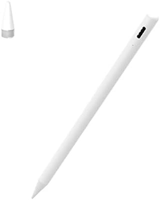 עט חרט Bluetooth עט לאייפד-אוויר 3 ד '10.5 10.9 דור עם תצוגת מפלס סוללה, שלט מרחוק של תריס מצלמה, רגיש להטיה, דחיית דקל, עיפרון נטען