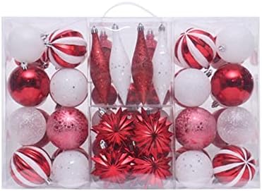 כדורי חג המולד של EESLL קישוטי כדור חג המולד אווירה חגיגית שמלת כדורים קישוט כדורי צבע כדורי קישוטים צבעוניים לעץ חג המולד