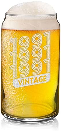 וראקו 1991 1991 1991 בציר בירה כוס ליטר 30 יום הולדת מתנה בשבילו שלה שלושים ונהדר