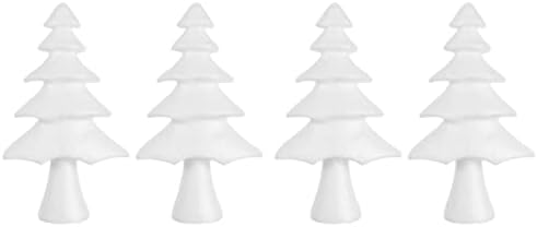 4 יחידים כדורים סידורי שולחן עבודה חרוטים, קישוט עצים קישוטי חג המולד לאמנויות עץ: צורת דוגמנית קצף קצף מסיבות צורות מלאכה לחג ומלאכה