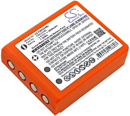 VINTRONS 2000mAh Battery Replacement Compatible for HBC Radiomatic Keynote, Radiomatic Linus 4,