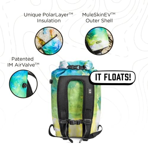 Icemule Jaunt Collassated Cooler Cooler - חינם ידיים, אטומות למים, 24+ שעות קירור, קריר רך יותר