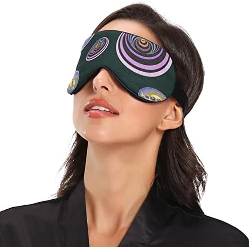 יוניסקס מסיכת עיניים שינה צבעונית-מרחב-חלל-גלקסיה מסכת שינה מסכת שינה נוחה שינה שינה כיסוי