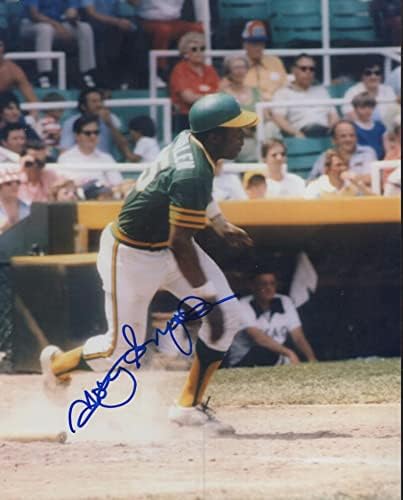 Manny Sanguillen Oakland Abted Autoggleded Autoggleded 8x10 צילום w/coa