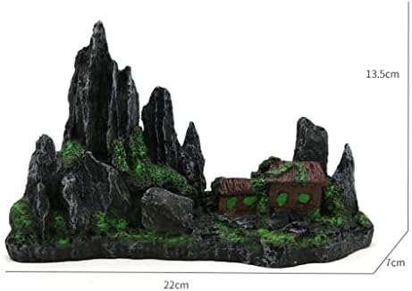 גינון קישוט שרף מסלעת אקווריום קישוטי אבן נוף להרים ריהוט ציוד לחיות מחמד קישוט