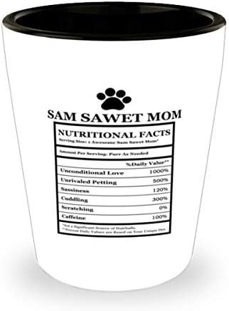 סם סאוט אמא עובדות תזונתיים כוס שוט 1.5 עוז.