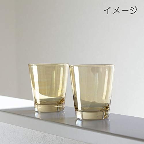 כוס זכוכית קשת 6740-אייטו-אמב 2, כוס זכוכית, זוג, מגורים לבד, גובה 3.6 אינץ ', קיבולת: 9.2 פלורידה, ענבר