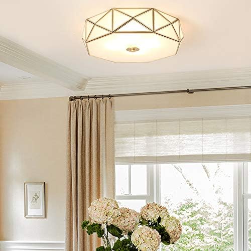 WLG סומק הר LED תאורת תקרה, 3 צבע עמום מתקן תקרה מודרני מנורת תקרה לחדר שינה-G 60X14 סמ
