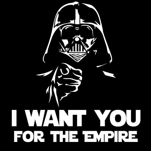 אני רוצה אותך עבור האימפריה דארת 'ויידר 6 מדבקות מכוניות מדבקות ויניל
