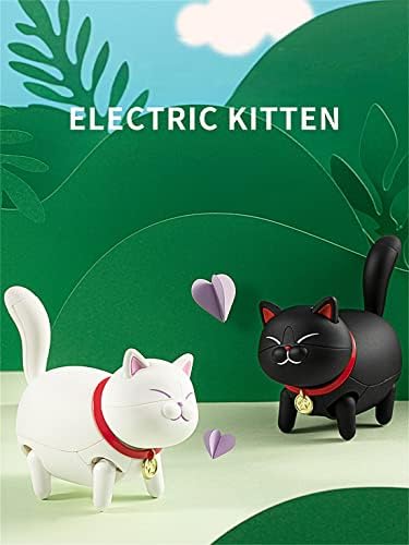 חתלתול מכני חמוד, צעצועי חתול קופסה עיוורים, קיטי חשמלי, חתול רובוט, צעצוע חתלתול חשמלי לטיול בבעלי חיים מתנה לילדים