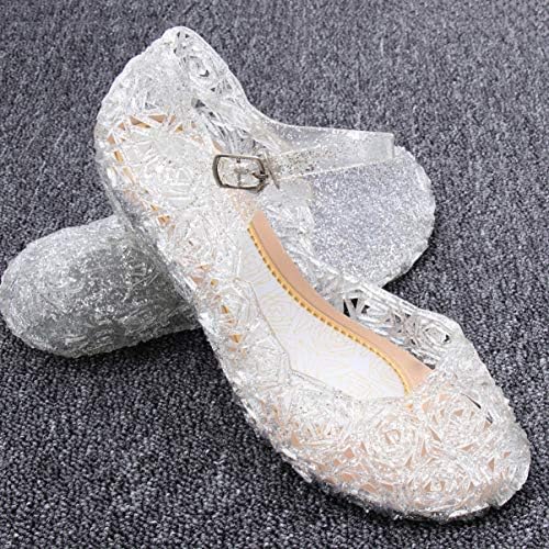 בנות Happyyami הנסיכה ג'לי סנדלי עקב גבוה מרי ג'יין קן בנות שכבות נעליים סנדל נעלי קיץ 1 זוג