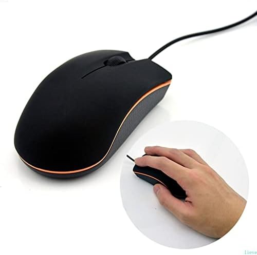 מולל אלחוטי עכבר קווית עכבר מחשב משרד עכבר מט שחור משחקי עכבר עבור מחשב נייד החלקה